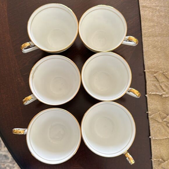AYNSLEY Henley (6) Bone China Tea Cups - Picture 2 of 5